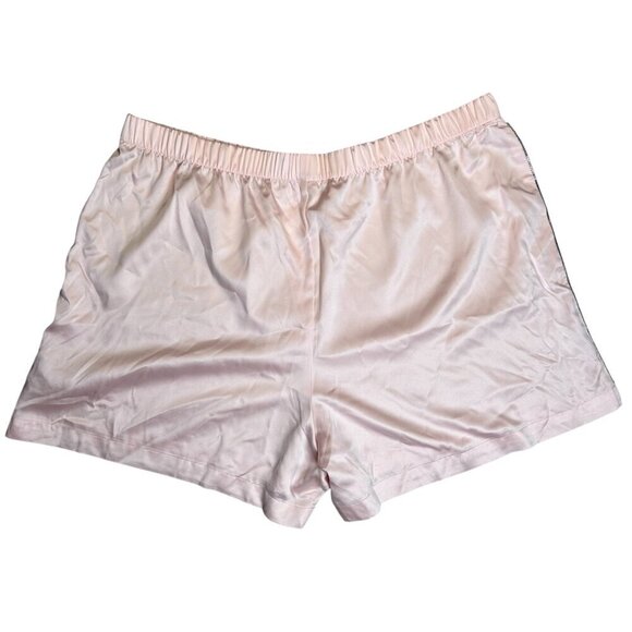 Victoria’s Secret Size XL Pink Rhinestone Satin Shorts Loungewear Sleepwear - Picture 4 of 6